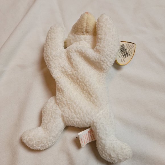 Vintage Ty Beanie Baby Fleece the Lamb Style 4125 1996 - Picture 3 of 8